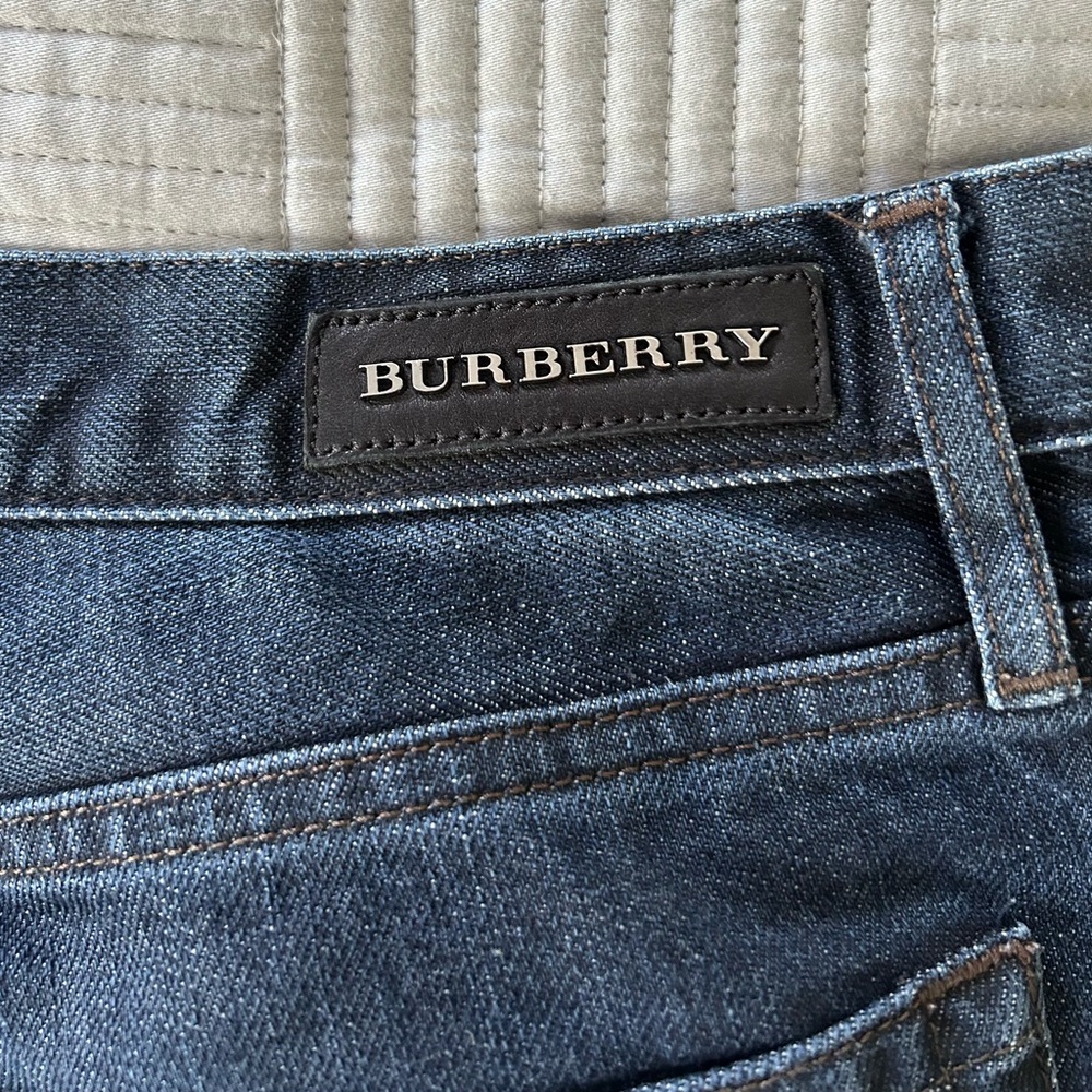 Men’s Burberry Denim Straight Leg Jeans
